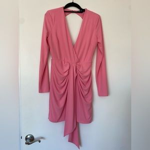 Zara Draped Knotted Mini Dress